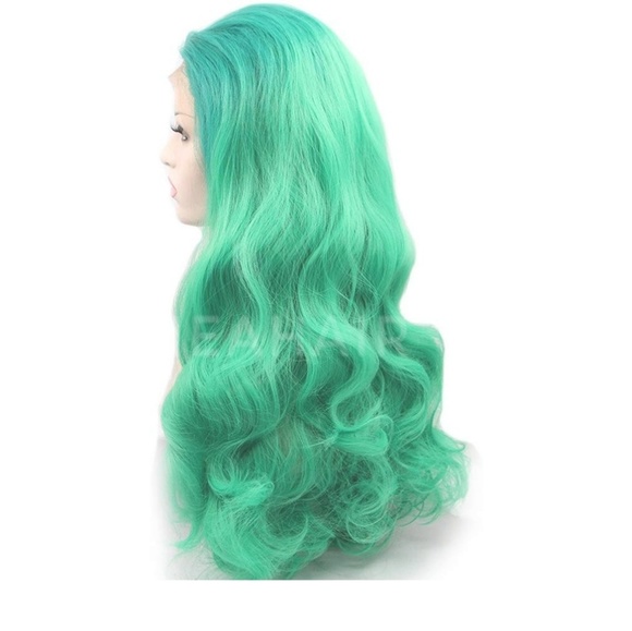 Green Beauty Lace Front Wig main image 4